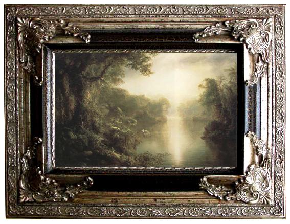 framed  Frederic E.Church El Rio de Luz, Ta053